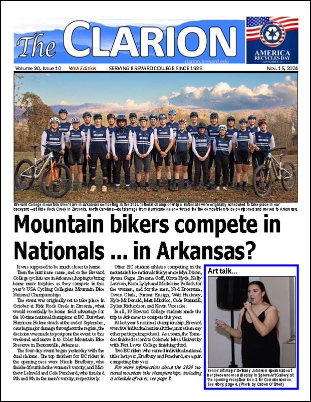 Click for the most recent issue of The Clarion