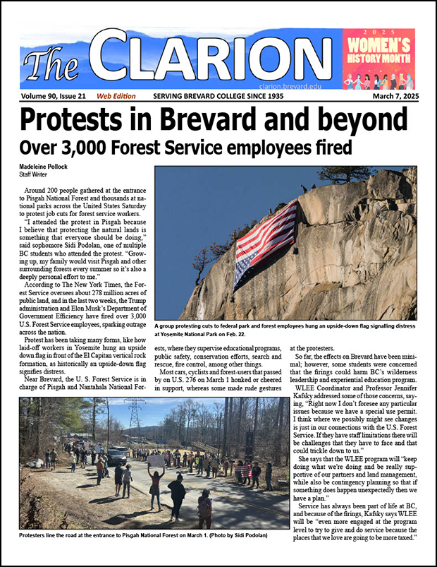 Click for the most recent issue of The Clarion