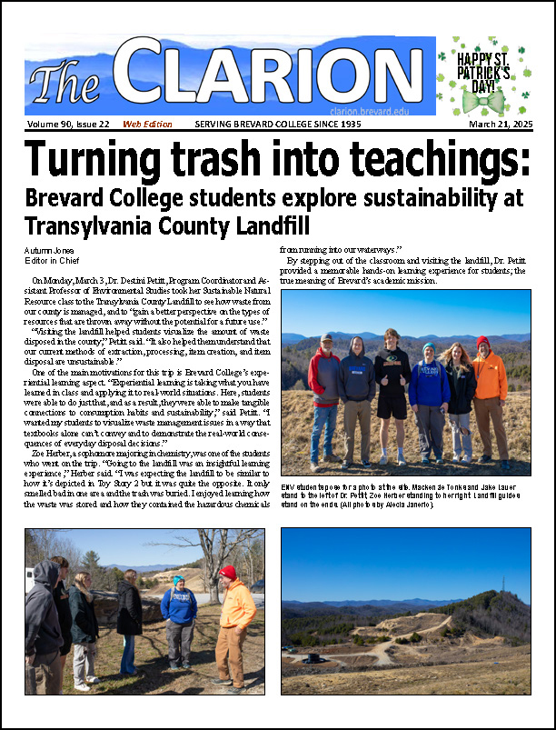 Click for the most recent issue of The Clarion