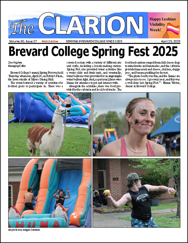 Click for the most recent issue of The Clarion