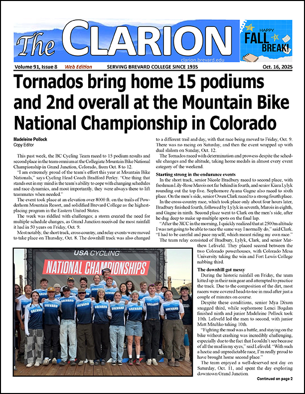 Click for the most recent issue of The Clarion
