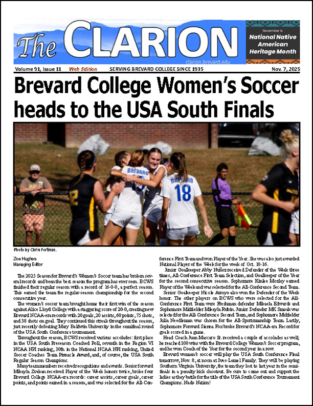 Click for the most recent issue of The Clarion