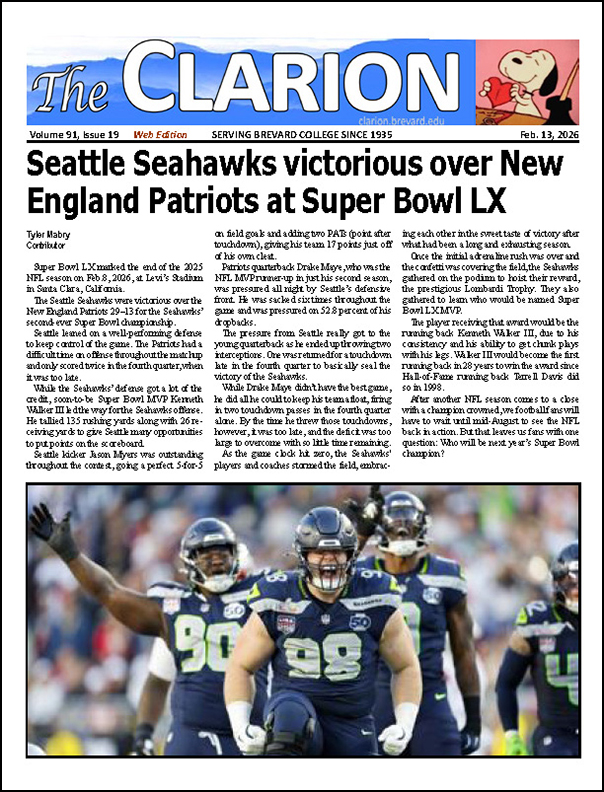 Click for the most recent issue of The Clarion