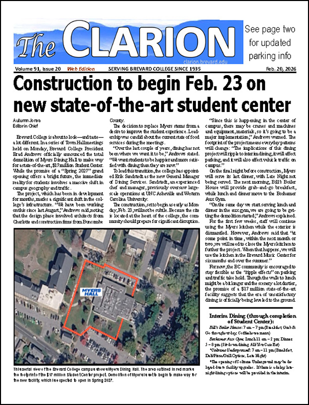 The Clarion for Feb. 20, 2026