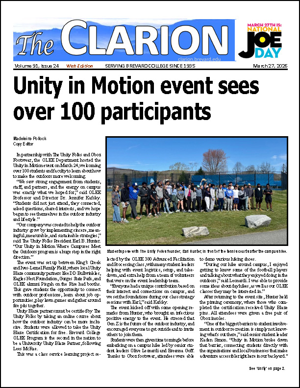 Click for the most recent issue of The Clarion