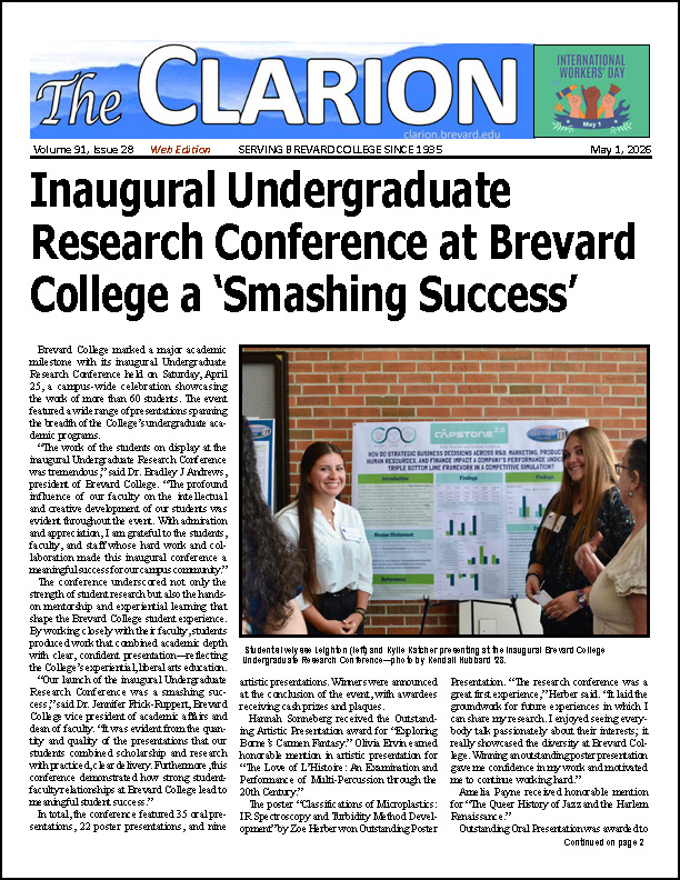 The Clarion for May 1, 2026