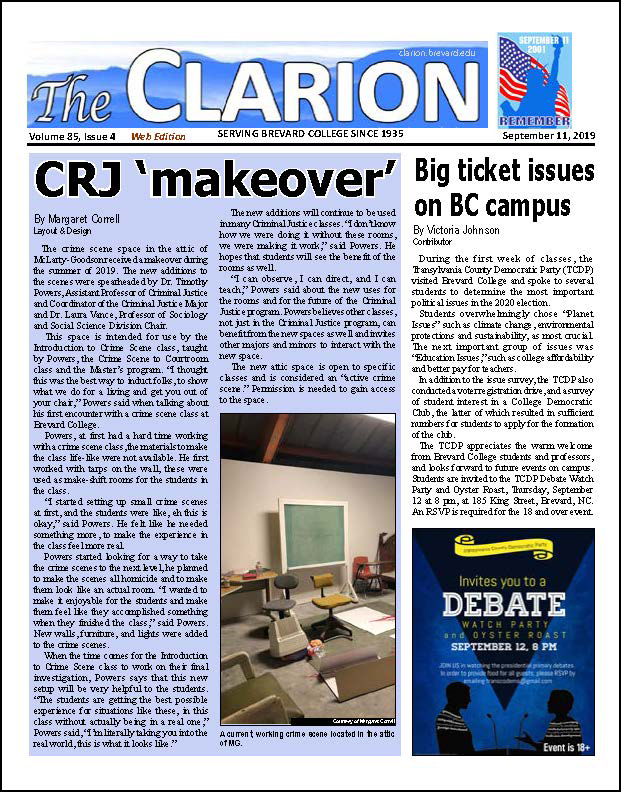 The Clarion for Sept. 11, 2019