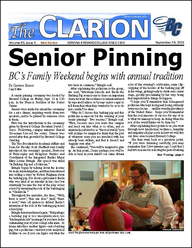 The Clarion for Sept. 18, 2019