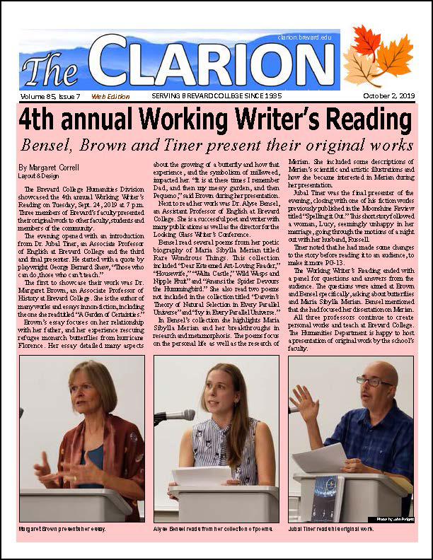 The Clarion for Oct. 2, 2019