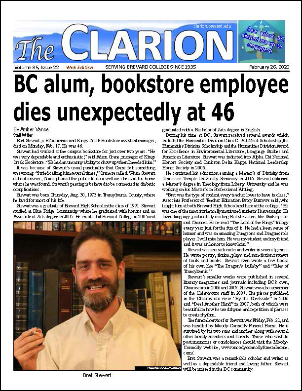 The Clarion for Feb. 26, 2020