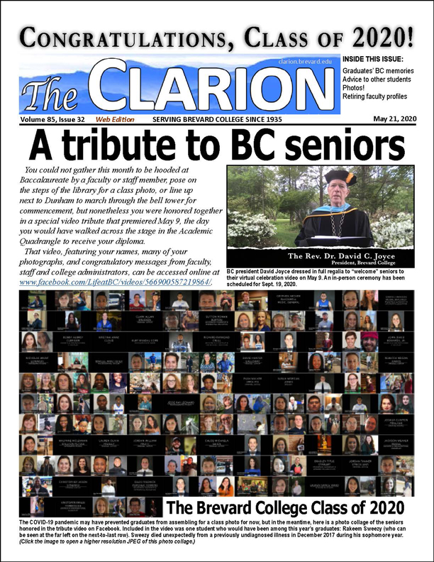 The Clarion for May 21, 2020