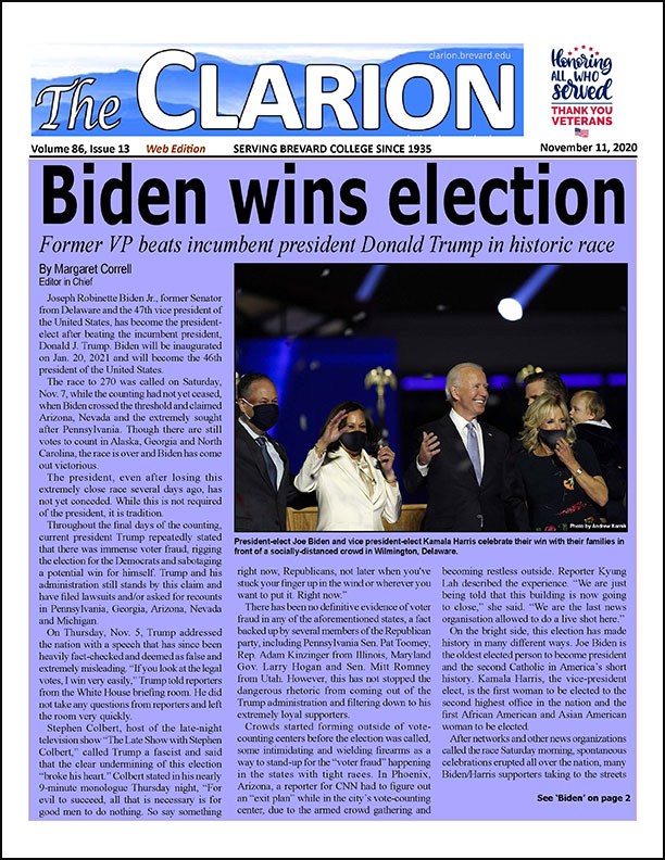 The Clarion for Nov. 11, 2020