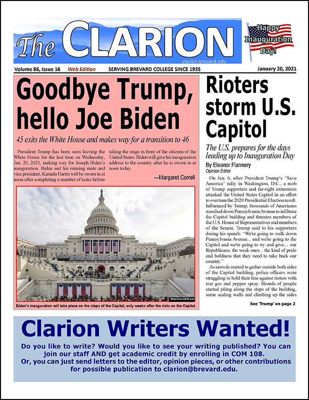The Clarion for Jan. 20, 2021