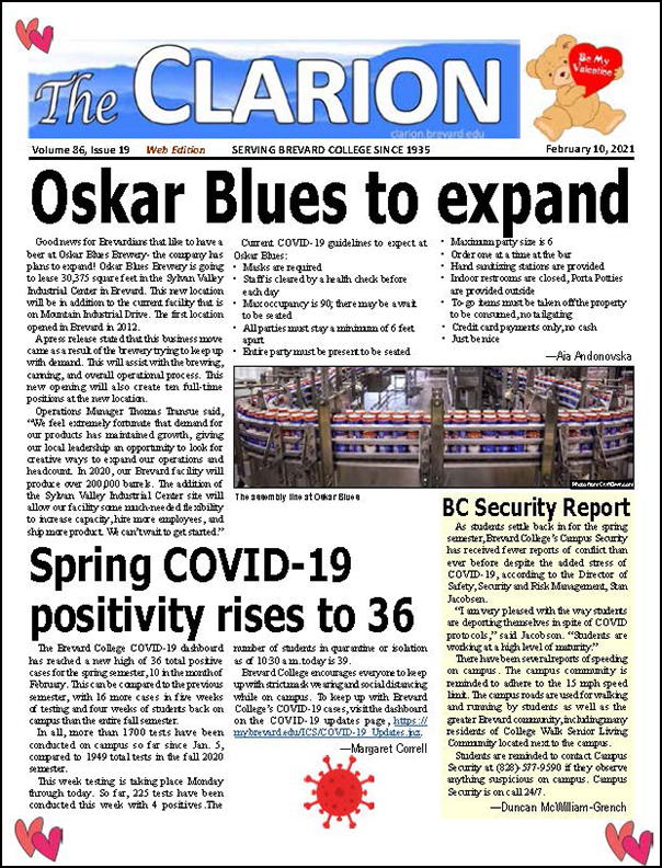 The Clarion for Feb. 10, 2021