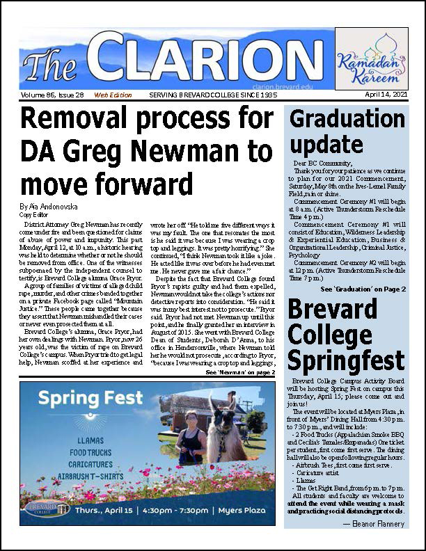 The Clarion for April 14, 2021