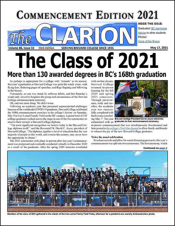 The Clarion for May 17, 2021