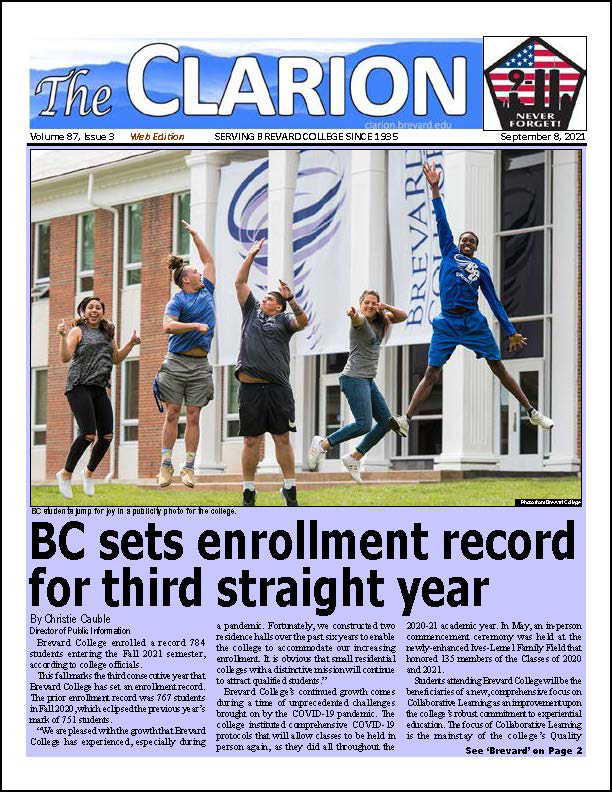 The Clarion for Sept. 8, 2021