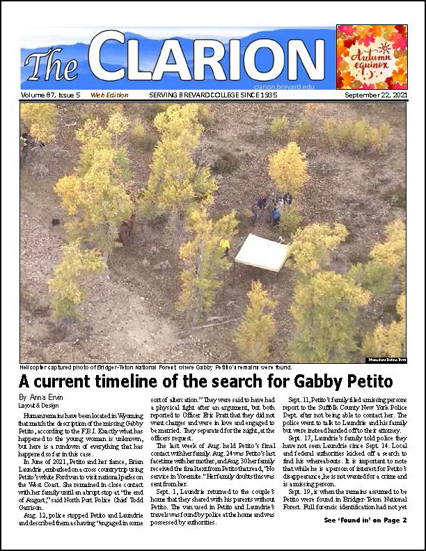 The Clarion for Sept. 22, 2021