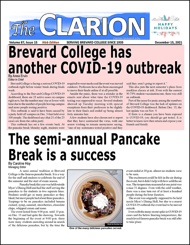The Clarion for Dec. 15, 2021