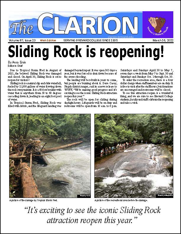 The Clarion for March 16, 2022