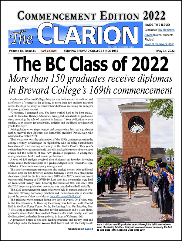 The Clarion for May 14, 2022