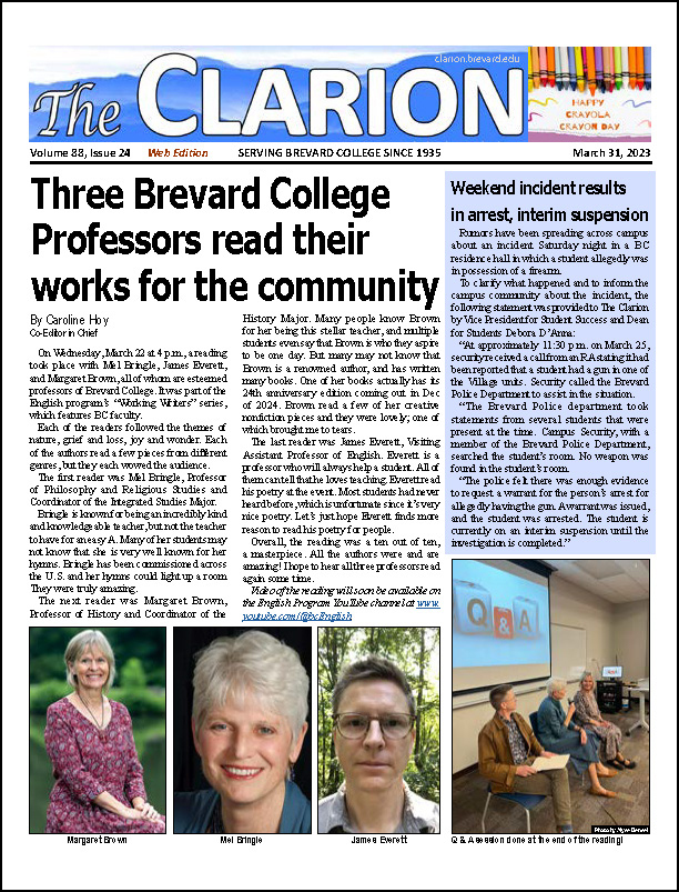 The Clarion for March 31, 2023