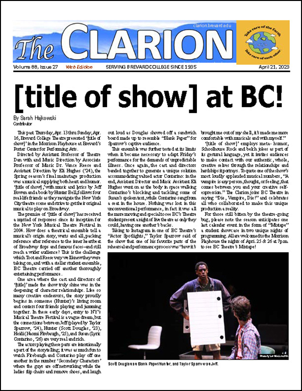 The Clarion for April 21, 2023