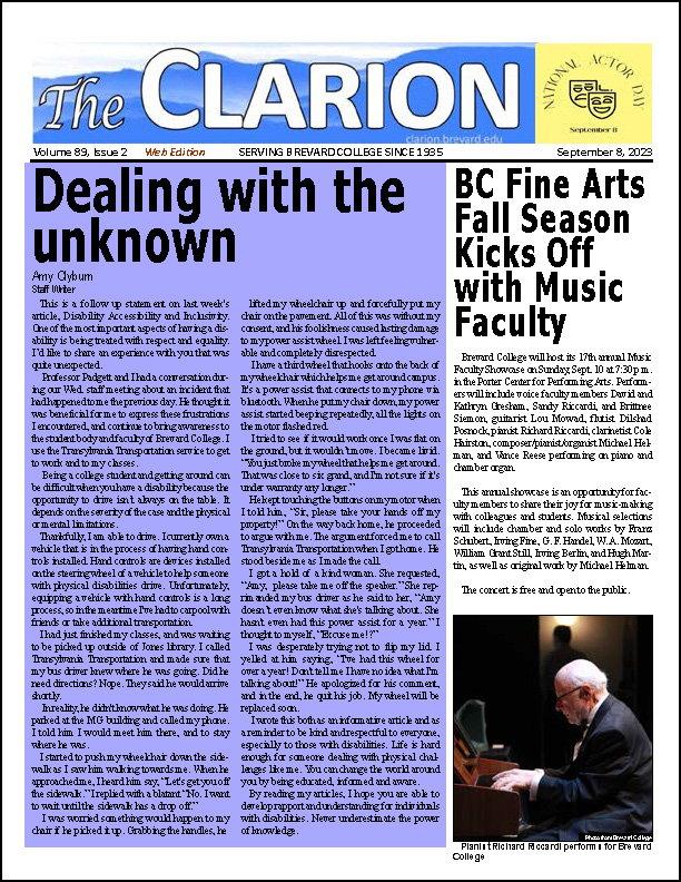 The Clarion for Sept. 8, 2023