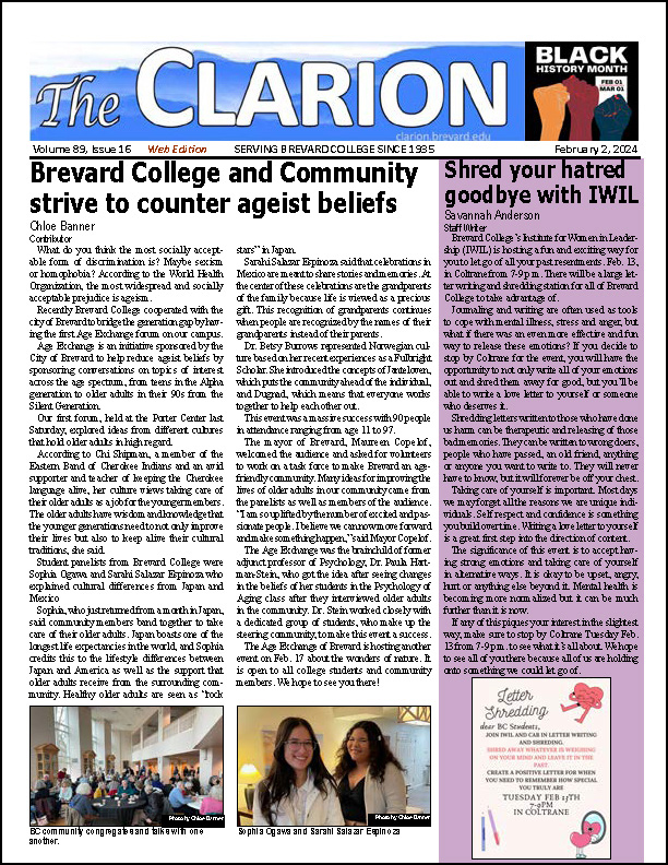 The Clarion for Feb. 2, 2024