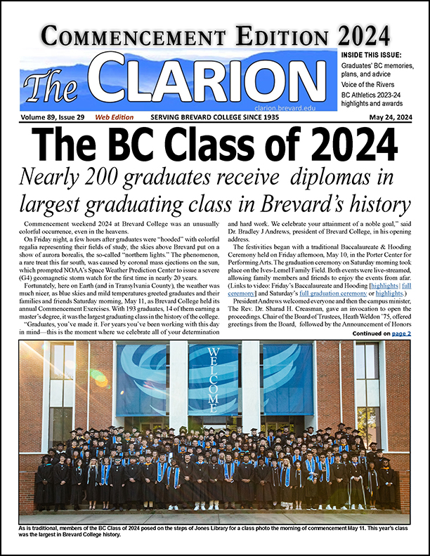 The Clarion for May 24, 2024