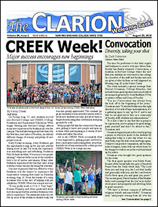 The Clarion for Aug. 29, 2018